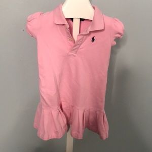 Ralph Lauren pink dress with matching bloomers.